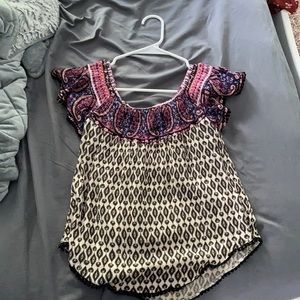 Floral Cropped Shirt